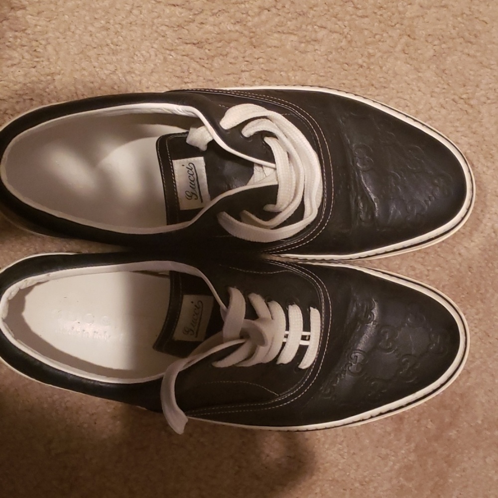 Gucci deck shoes, purchased in Japan at Gucci